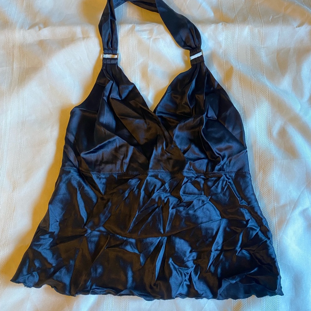 Laundry By Shelli Segal Black Halter Top